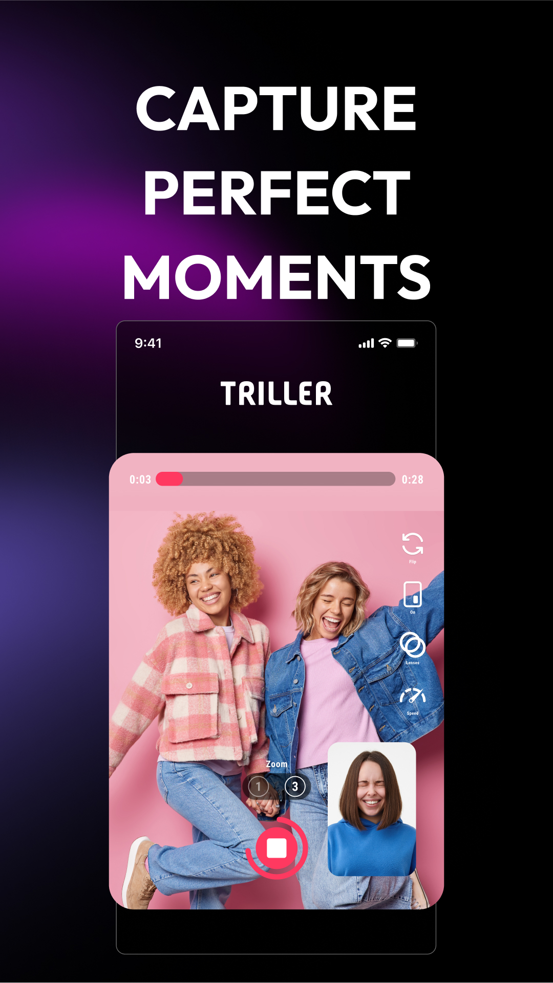 اسکرین شات 3 برنامه Triller: Social Video Platform