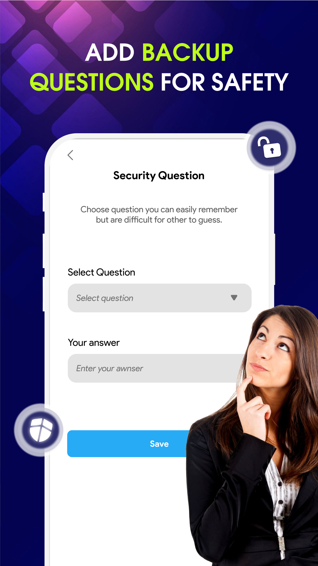 اسکرین شات 6 برنامه AI Voice Lock Screen