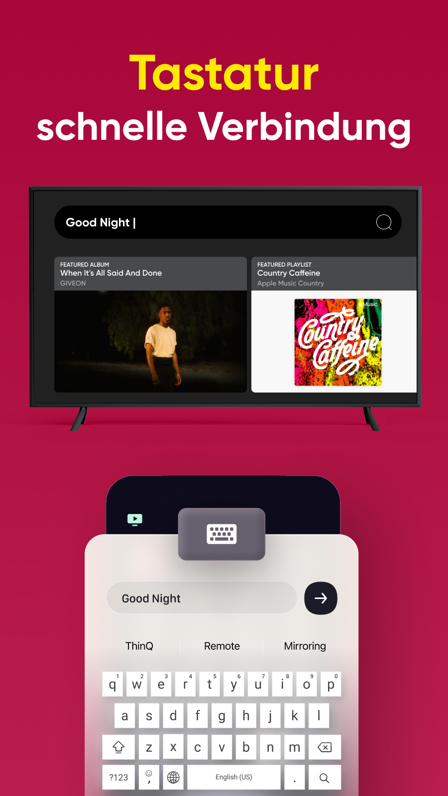 اسکرین شات 6 برنامه Fernbedienung für LG ThinQ TV