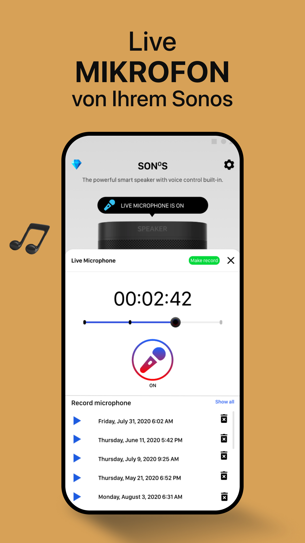 اسکرین شات 2 برنامه Sonos S1 S2 Speaker Controller