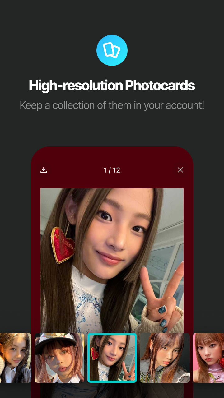 اسکرین شات 7 برنامه Weverse Albums