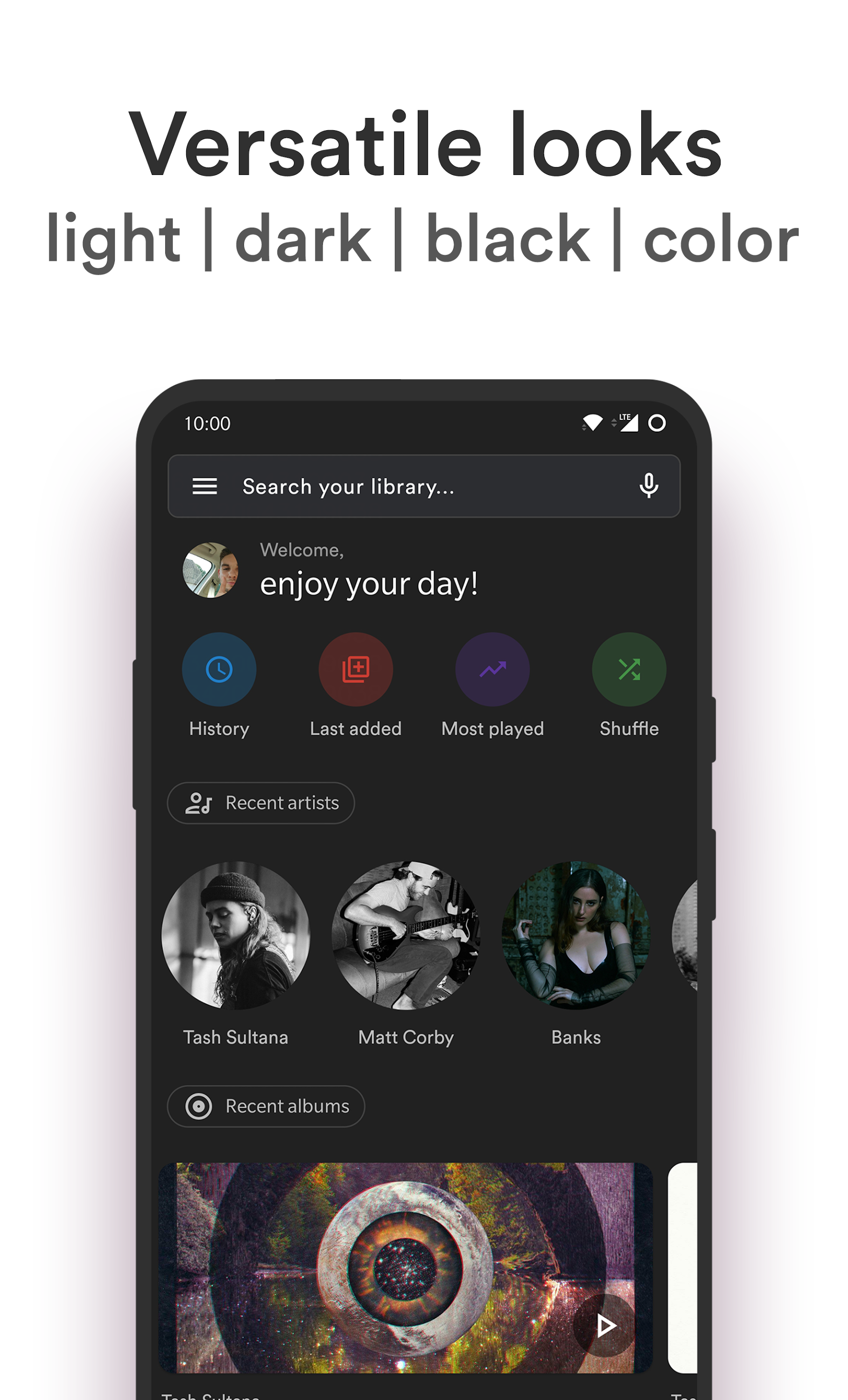 اسکرین شات 3 برنامه Retro Music Player