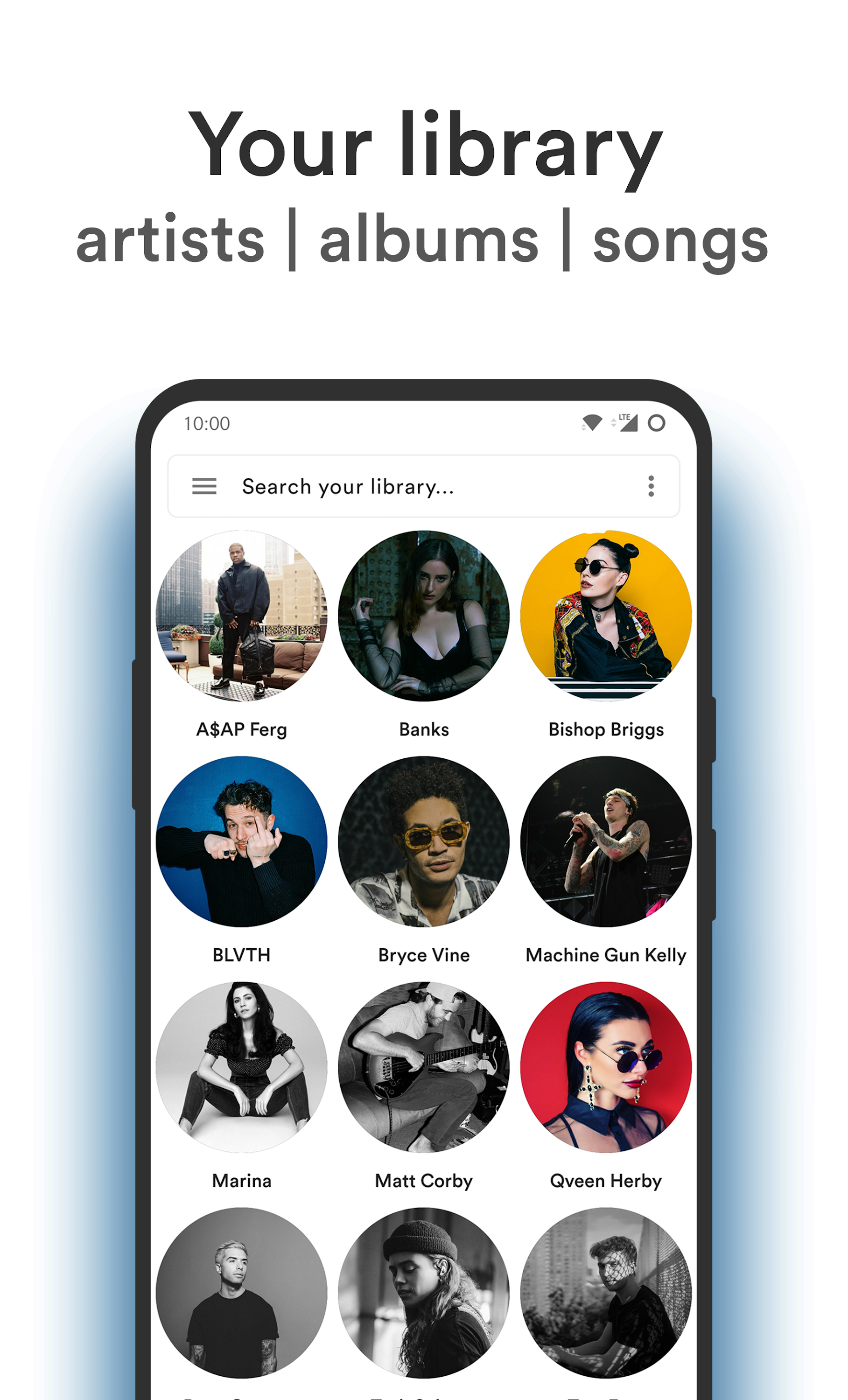 اسکرین شات 5 برنامه Retro Music Player