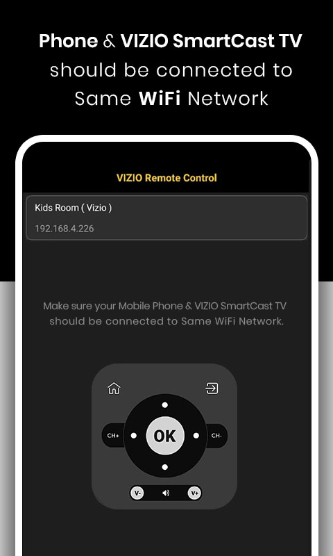 اسکرین شات 2 برنامه Vizio Smart TV Remote
