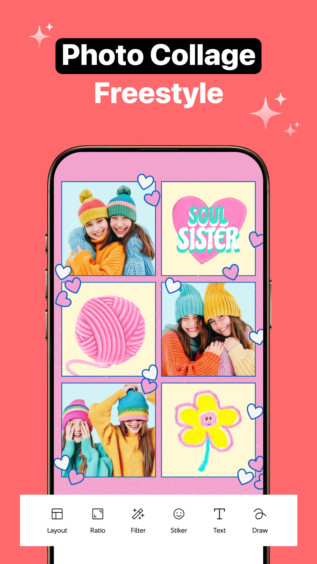 اسکرین شات 1 برنامه Photo Collage - Photo Editor