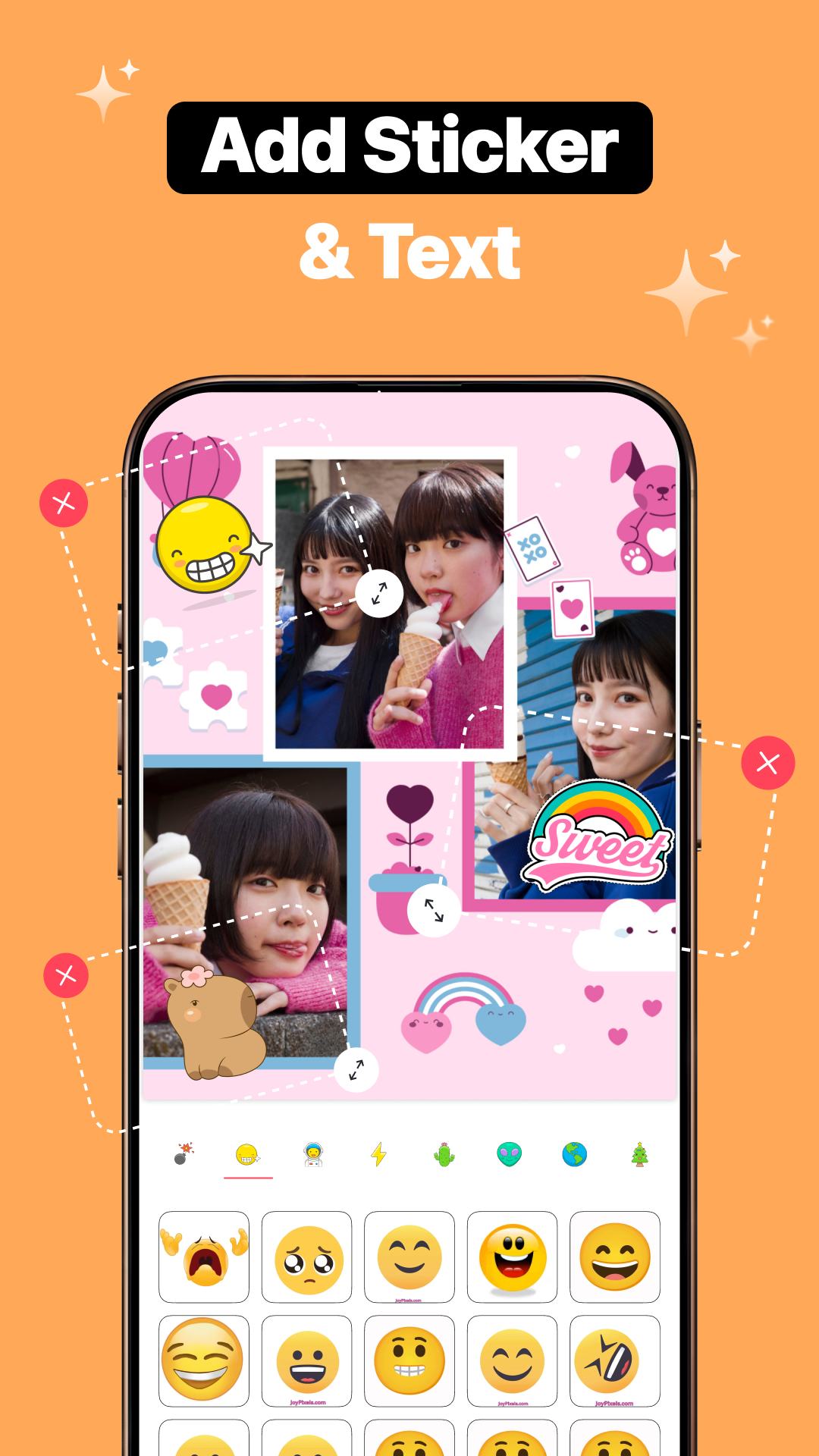 اسکرین شات 5 برنامه Photo Collage - Photo Editor