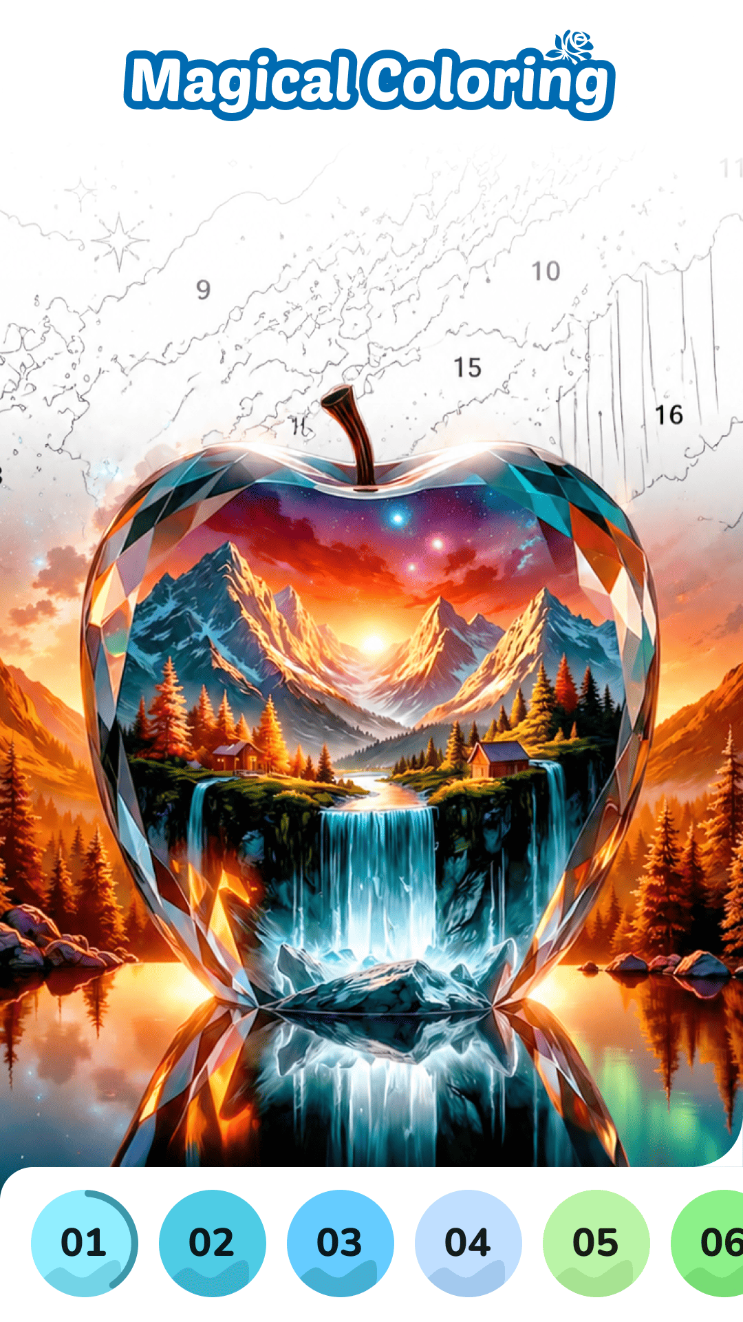 اسکرین شات 2 بازی Color Master - Color by Number