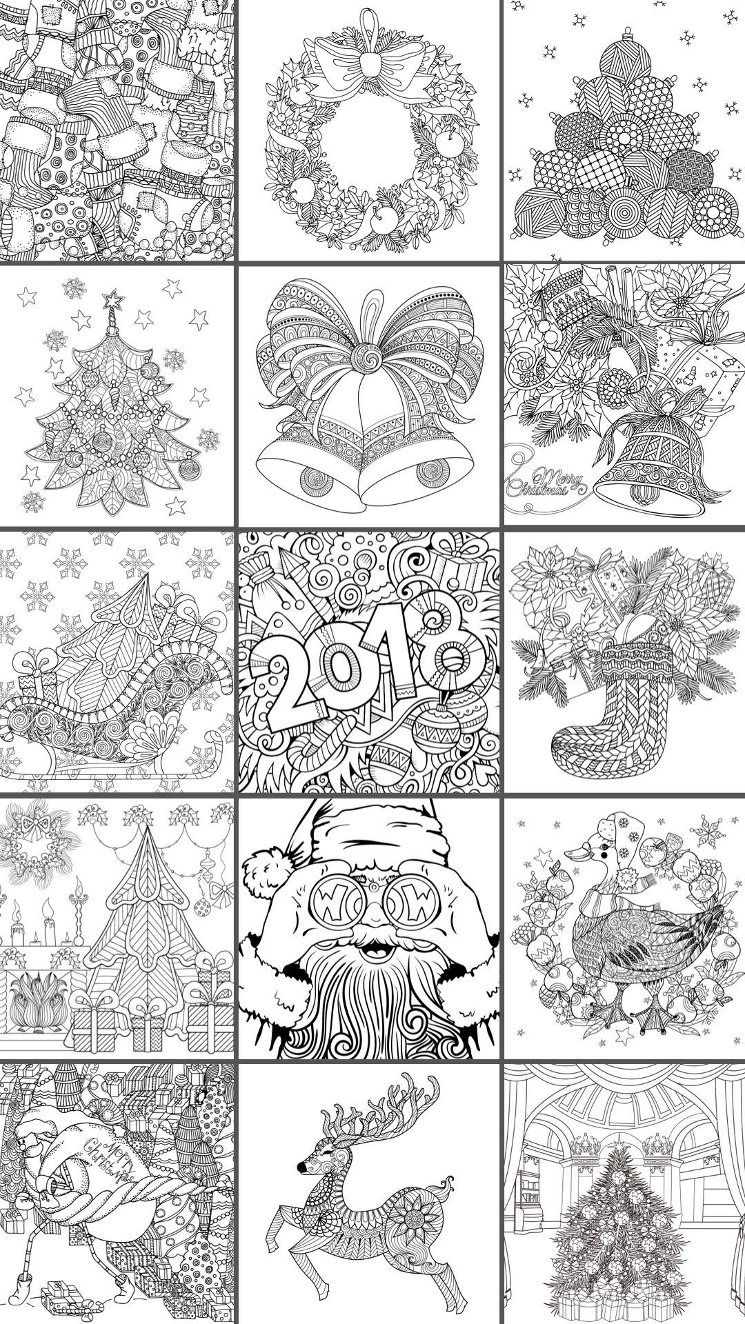 اسکرین شات 1 بازی 2022  Christmas Coloring Book