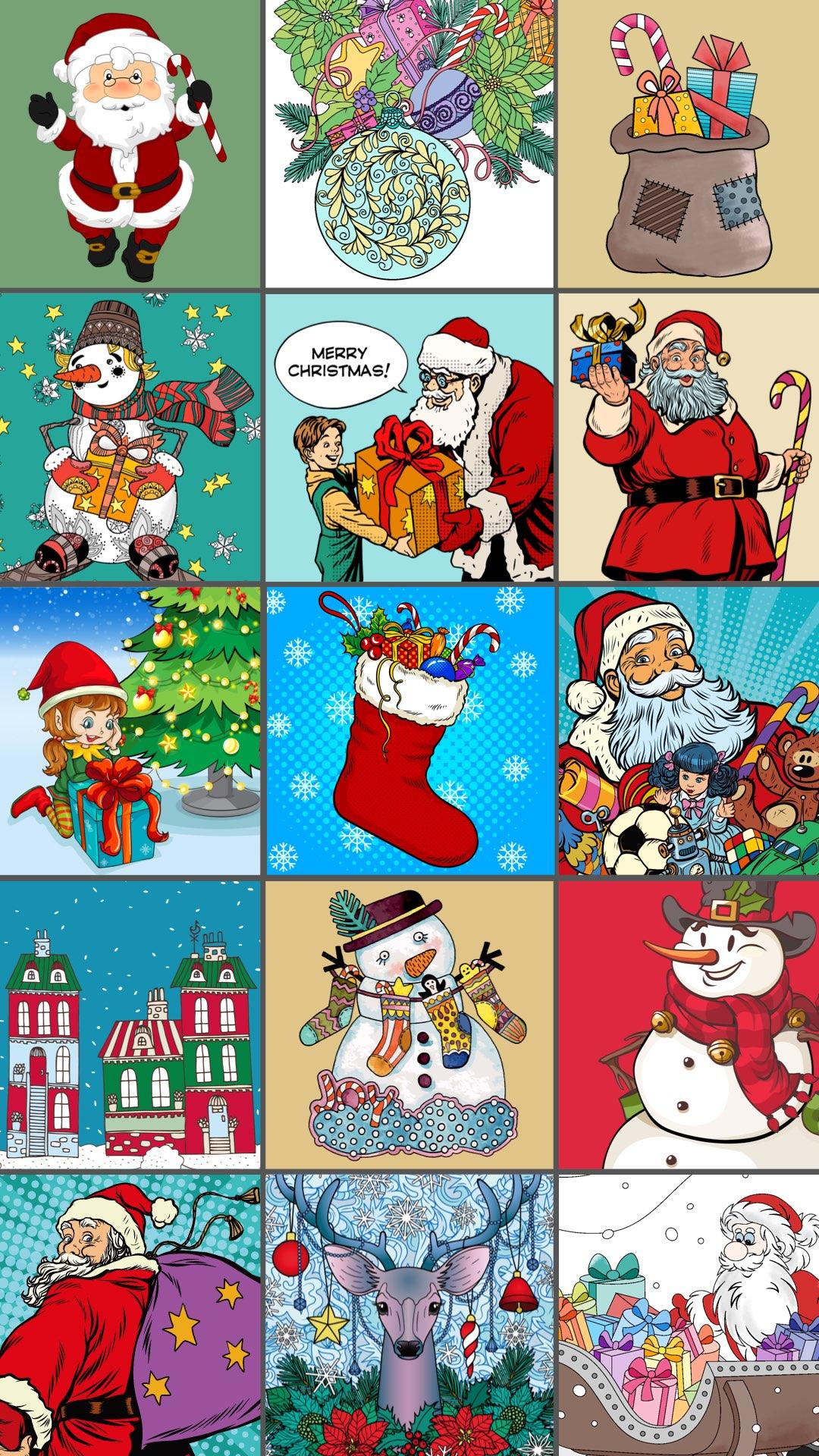 اسکرین شات 4 بازی 2022  Christmas Coloring Book