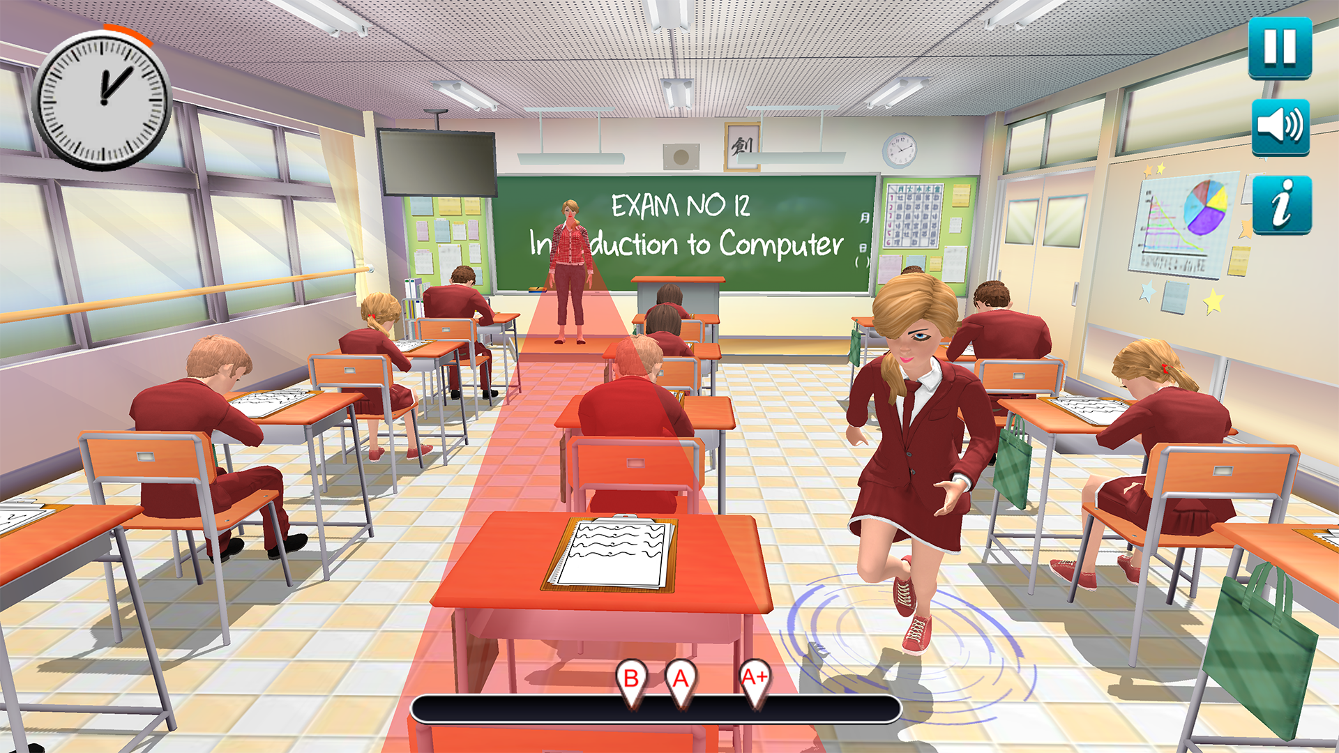 اسکرین شات 4 بازی School Boy Simulator 3D