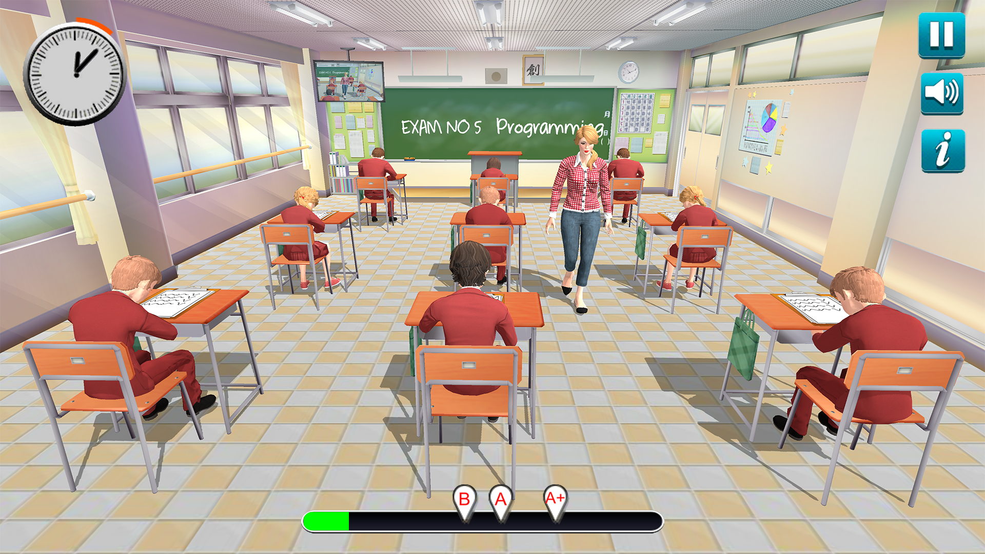 اسکرین شات 1 بازی School Boy Simulator 3D