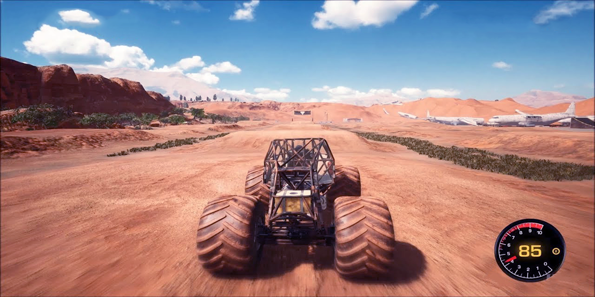 اسکرین شات 4 بازی Steel Monster Truck Racing Jam
