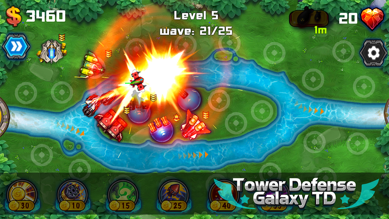 اسکرین شات 5 بازی Tower Defense: Galaxy TD