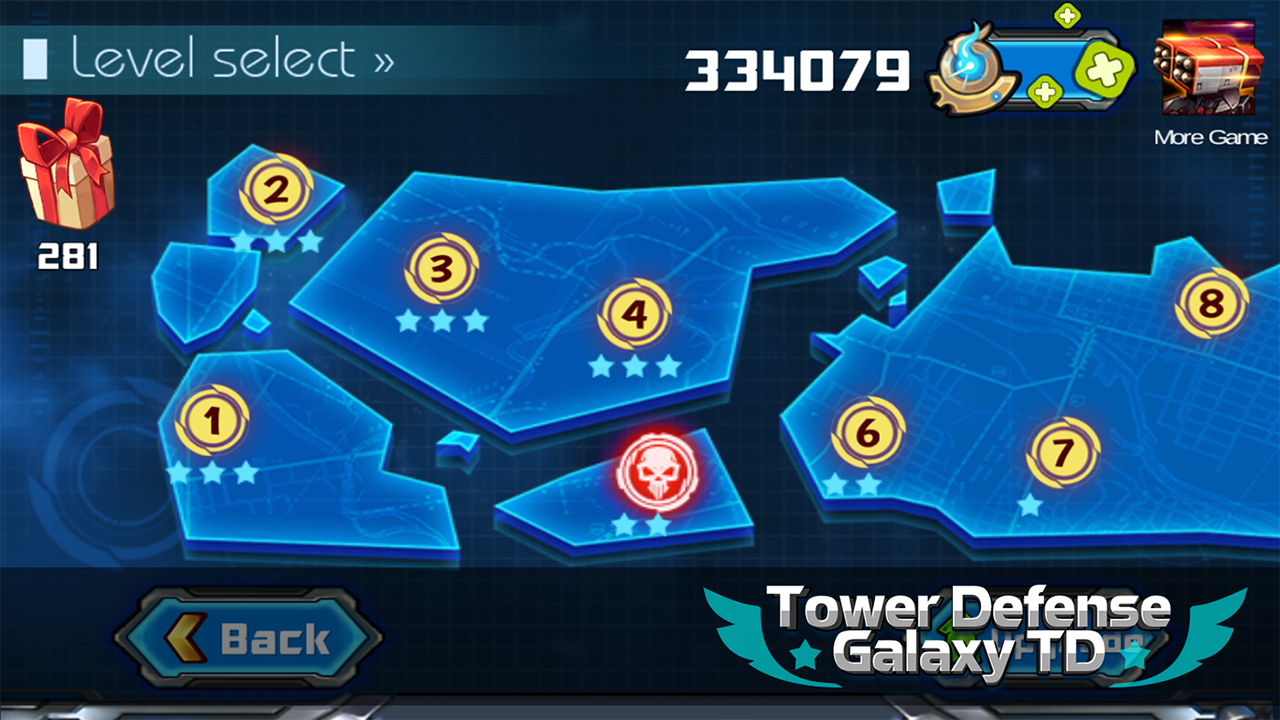 اسکرین شات 6 بازی Tower Defense: Galaxy TD