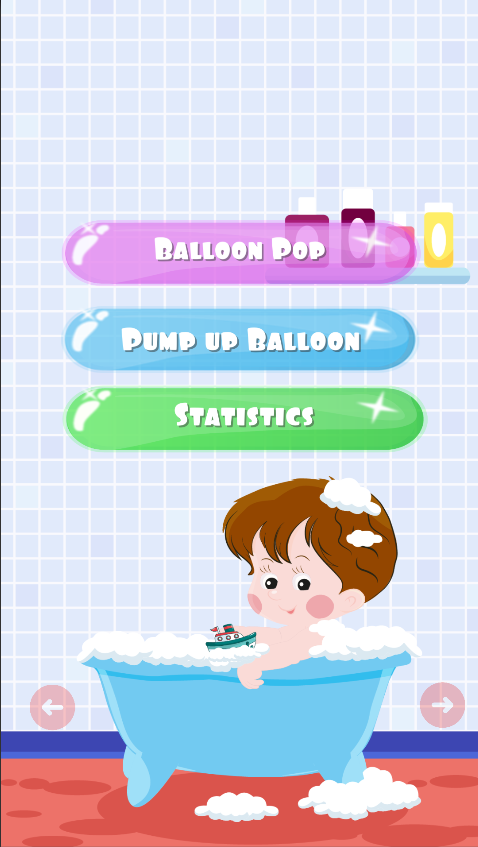 اسکرین شات 3 بازی Popping bubbles for kids