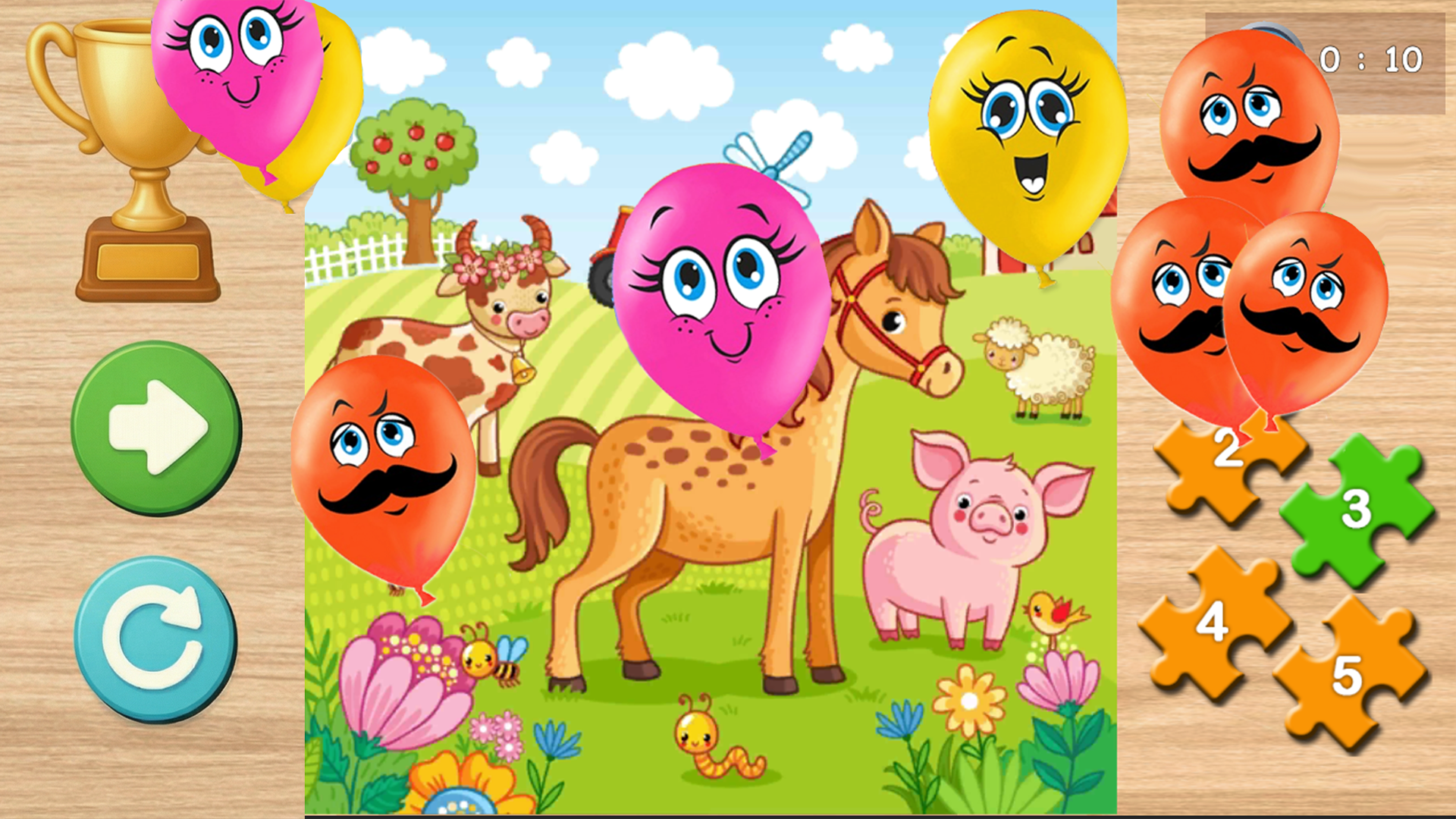 اسکرین شات 2 بازی Kids puzzles - 3 and 5 years