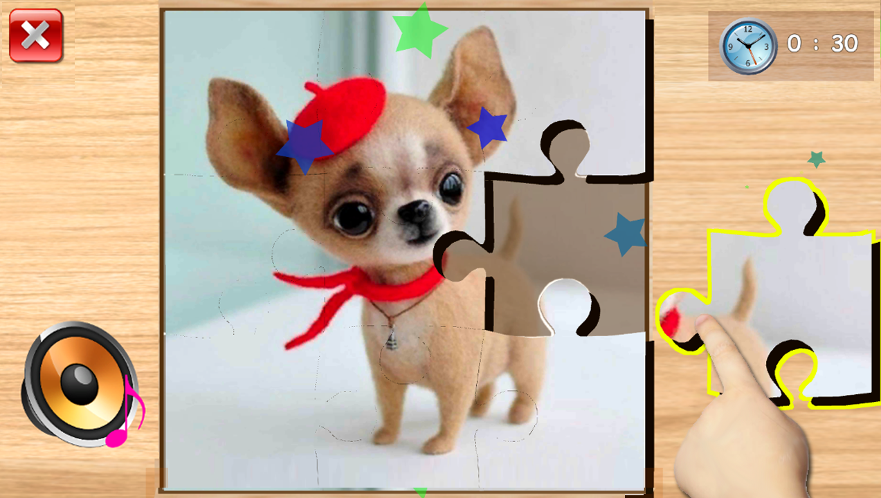 اسکرین شات 1 بازی Kids Puzzles - wiht voice
