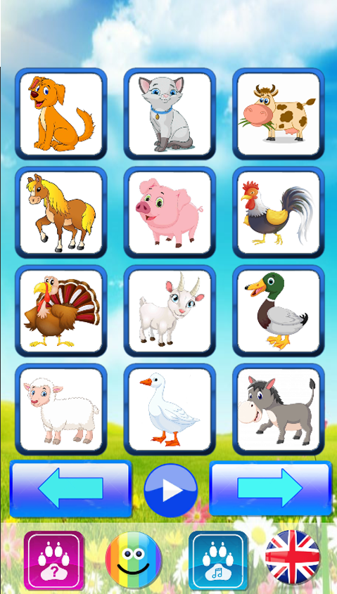 اسکرین شات 2 برنامه Sound for kids - Baby touch