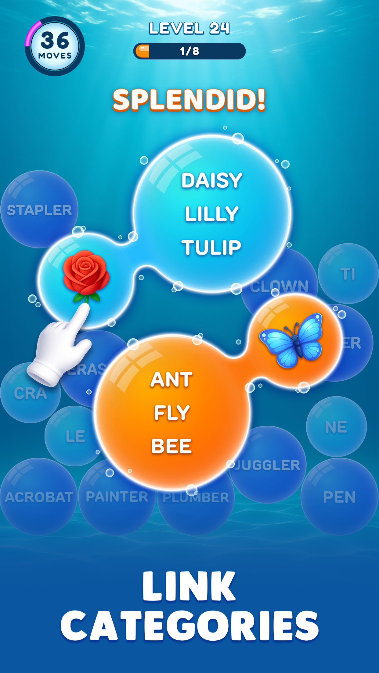 اسکرین شات 4 بازی Bubble Word Jam
