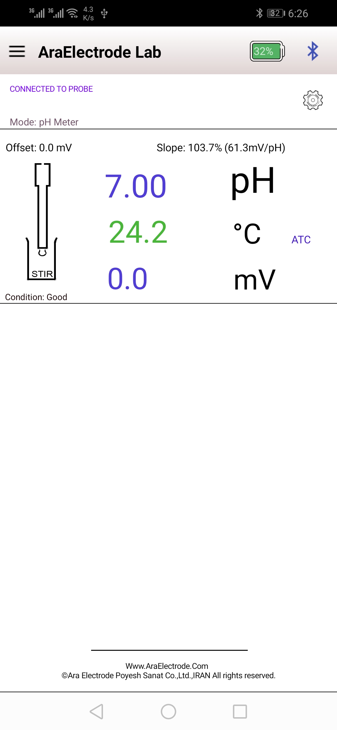اسکرین شات 1 برنامه آرا الکترود لب