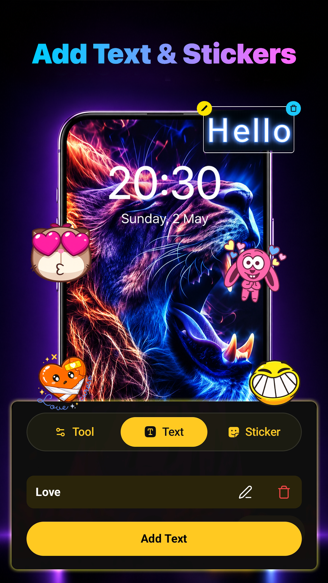 اسکرین شات 2 برنامه DIY Live Wallpaper - xWall