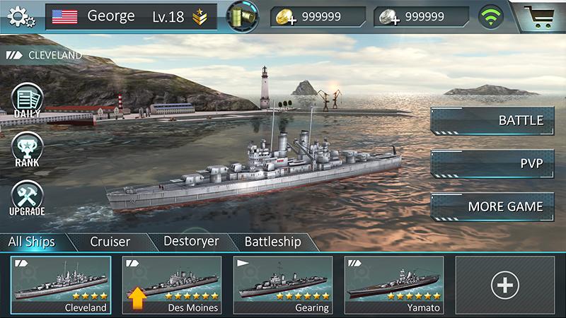 اسکرین شات 5 بازی Warship Attack 3D