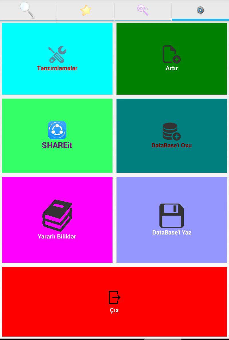 اسکرین شات 3 برنامه آچیق سؤزلوک