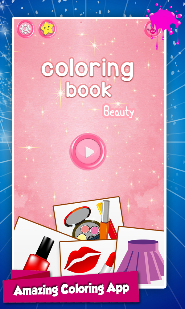اسکرین شات 1 برنامه Beauty Coloring Book Glitter