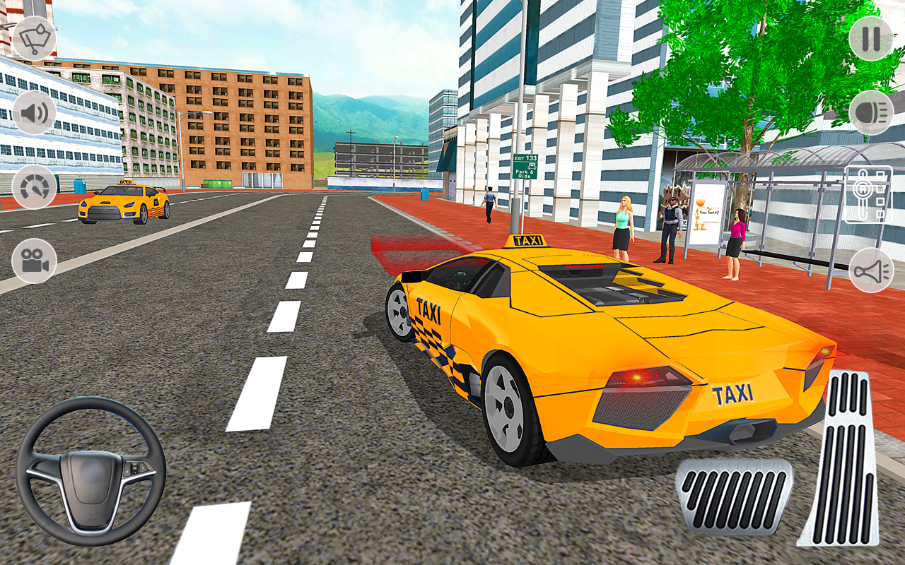 اسکرین شات 6 بازی Sleepy Taxi - Car Driving Game