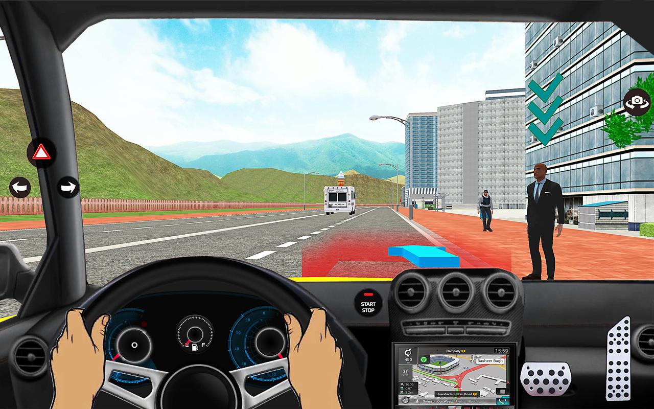 اسکرین شات 5 بازی Sleepy Taxi - Car Driving Game