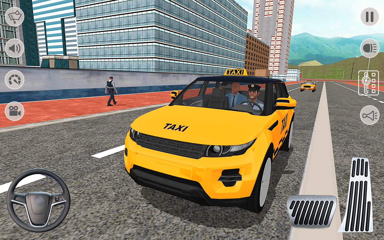 اسکرین شات 4 بازی Sleepy Taxi - Car Driving Game