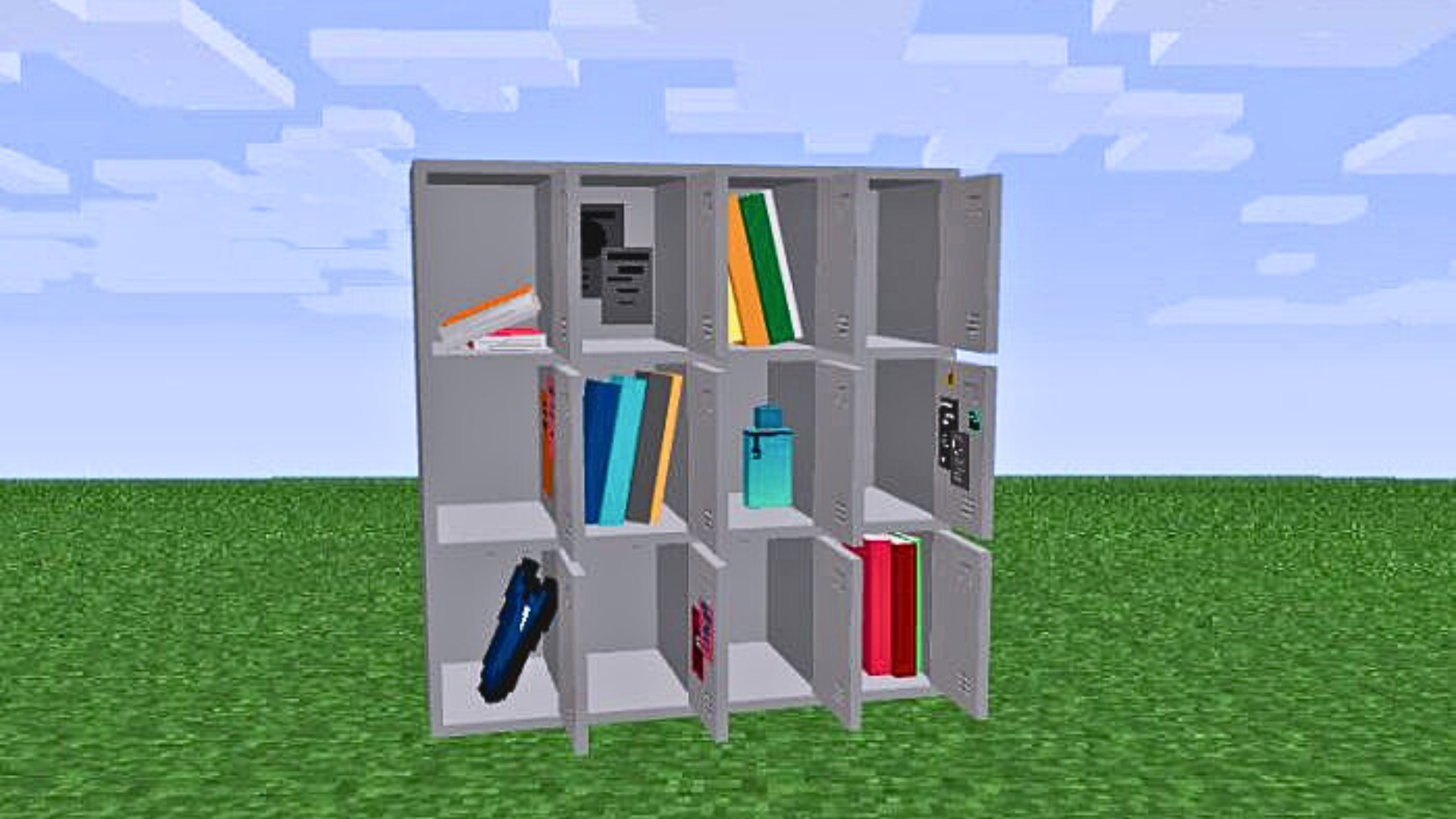 اسکرین شات 3 بازی School Equipment Mod Minecraft