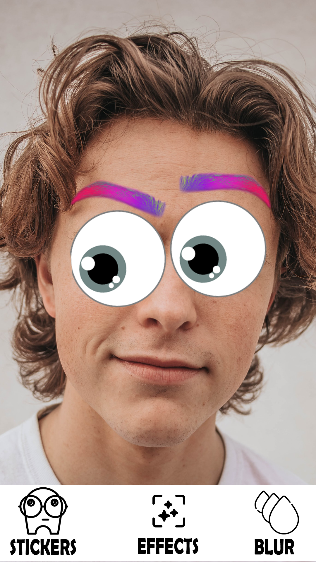 اسکرین شات 4 برنامه Big Eyes Filter