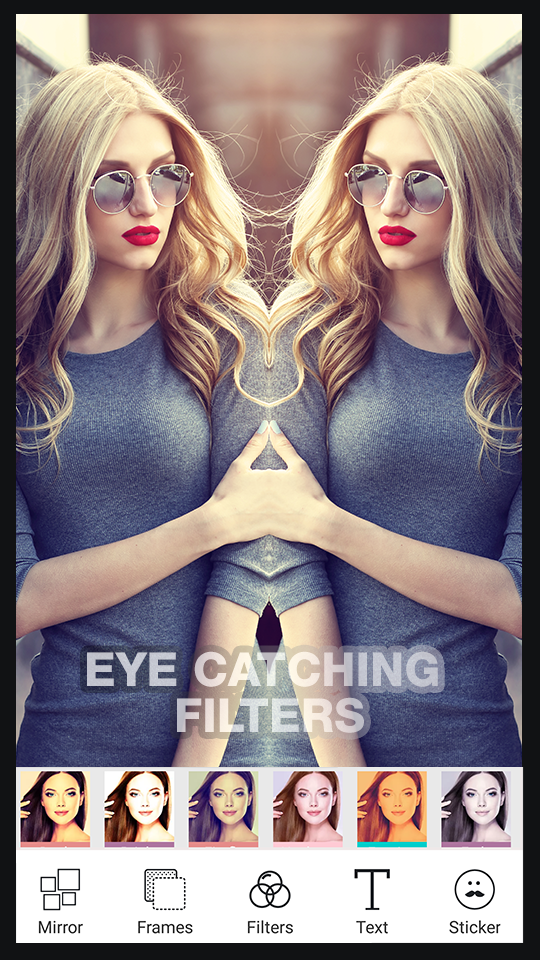 اسکرین شات 3 برنامه Photo Mirror Reflection Pro