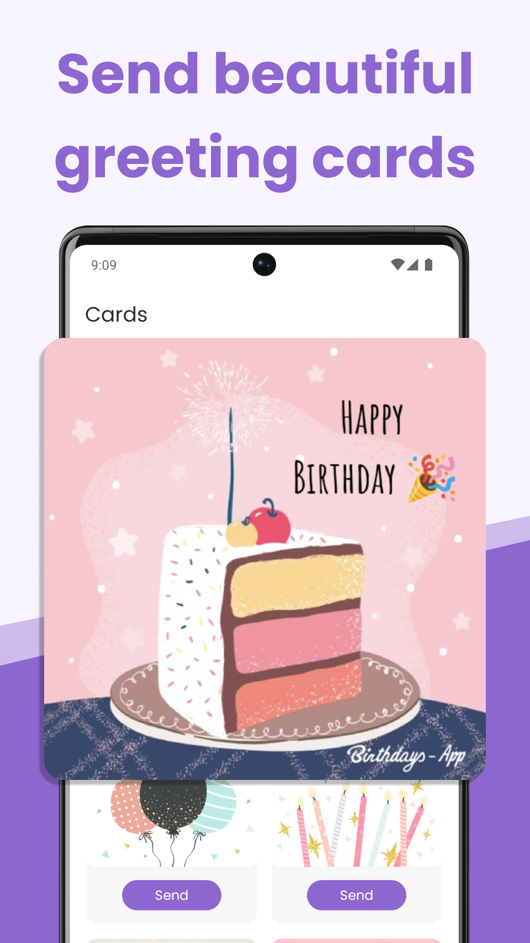 اسکرین شات 6 برنامه Birthday Calendar & Events
