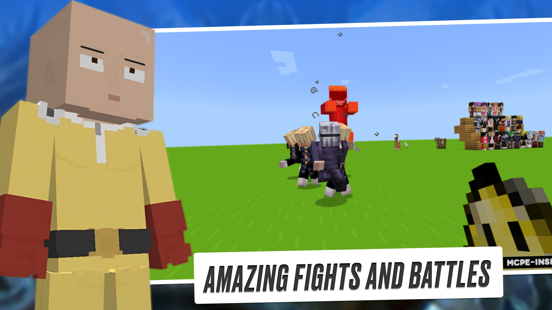 اسکرین شات 4 برنامه Bosses Anime Mod for Minecraft