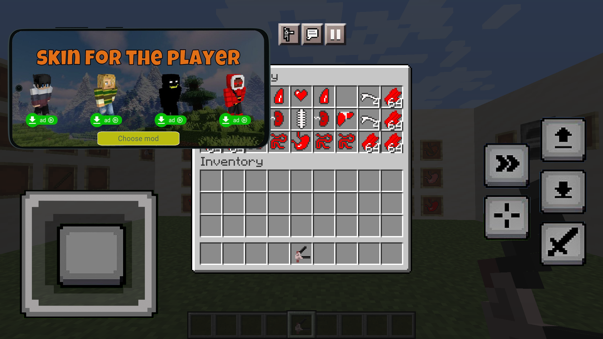 اسکرین شات 1 برنامه Chest Cavity Mod for Minecraft