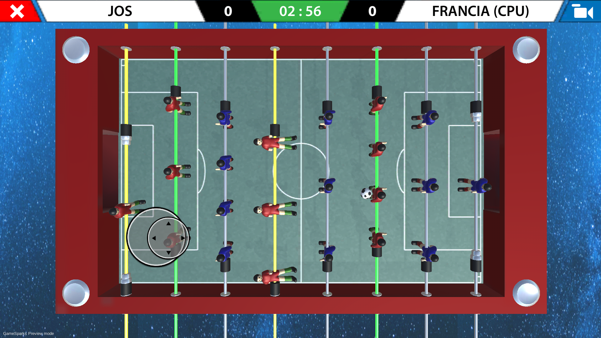 اسکرین شات 1 بازی 3D Foosball