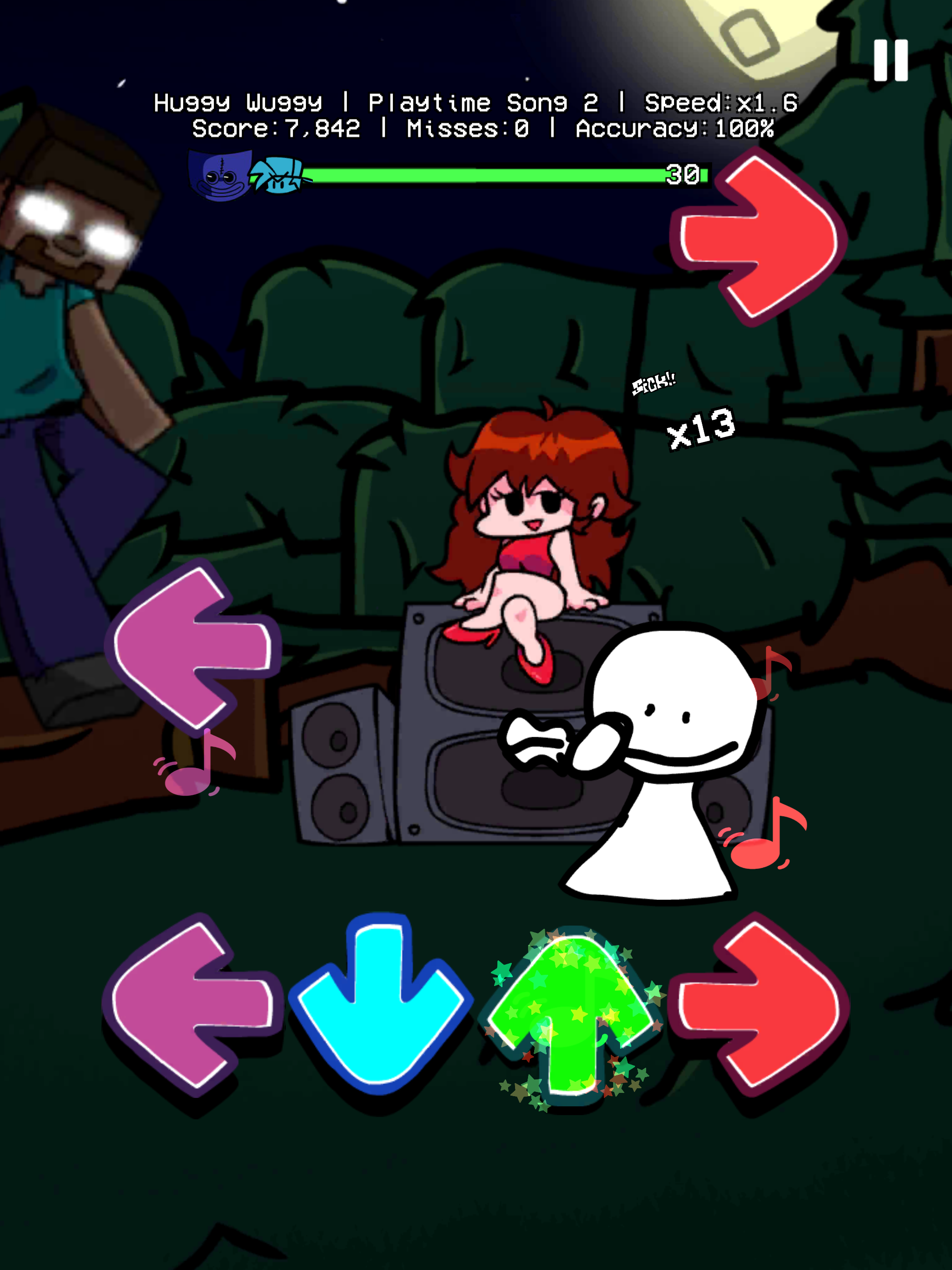 اسکرین شات 8 بازی FNF Huggy But Everyone Sings