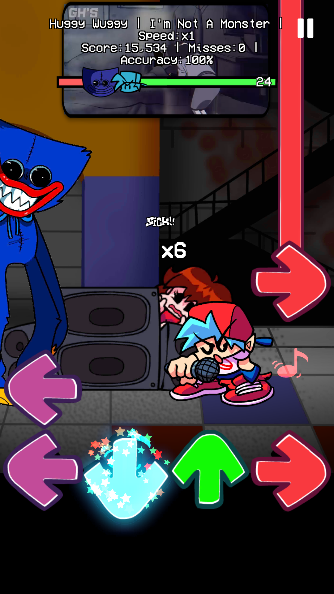 اسکرین شات 1 بازی FNF Huggy But Everyone Sings