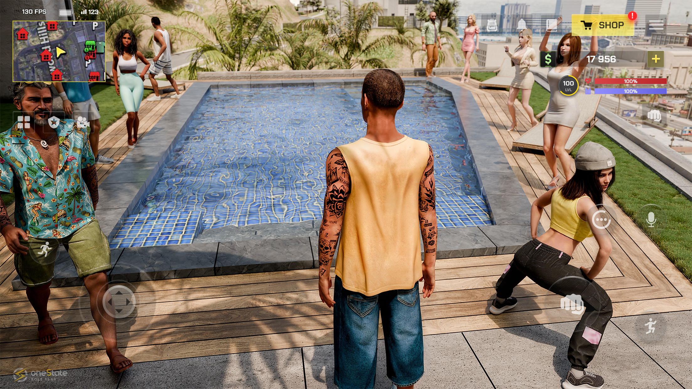 اسکرین شات 1 بازی OneState RP - Role Play Life