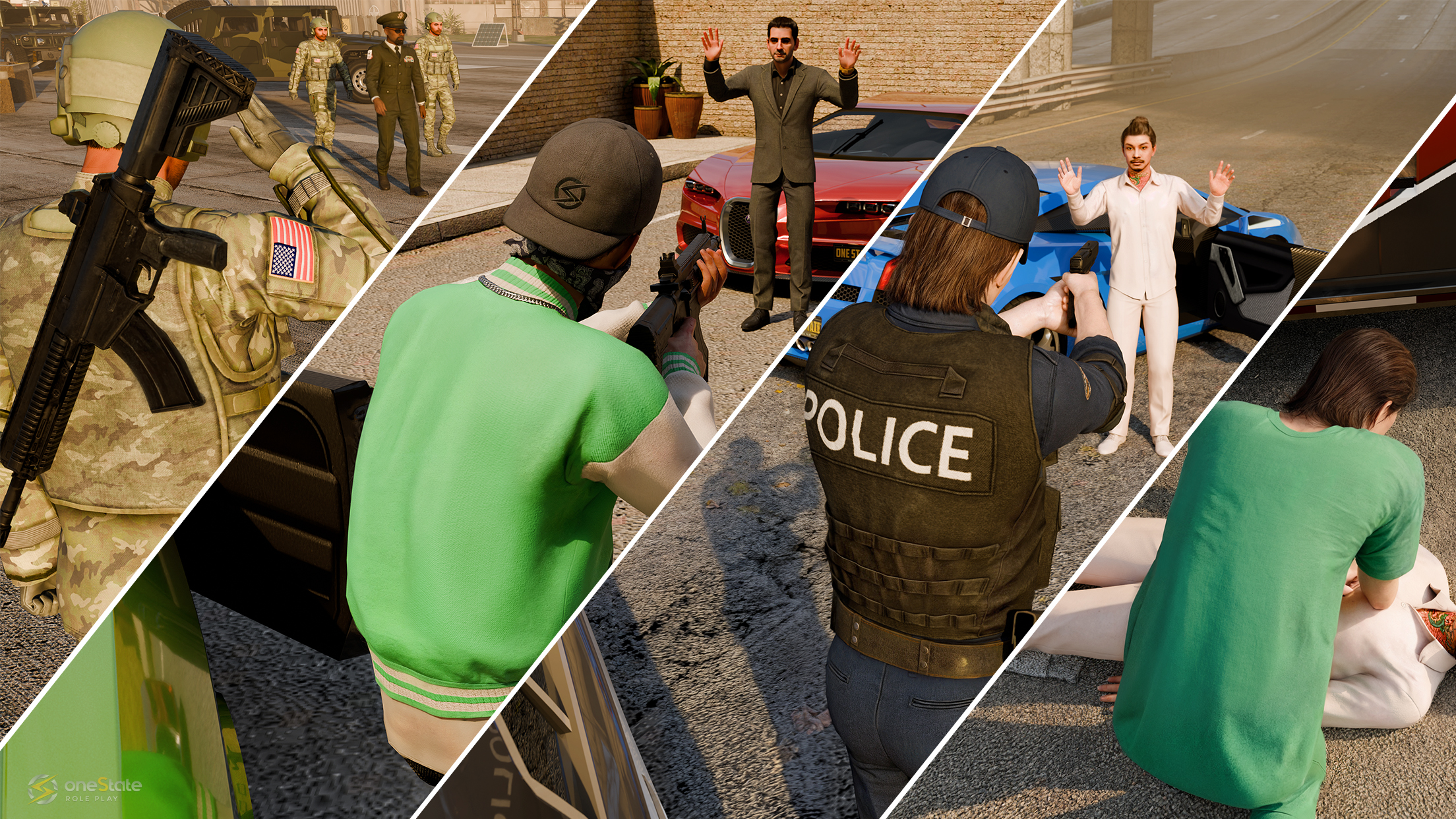 اسکرین شات 4 بازی OneState RP - Role Play Life