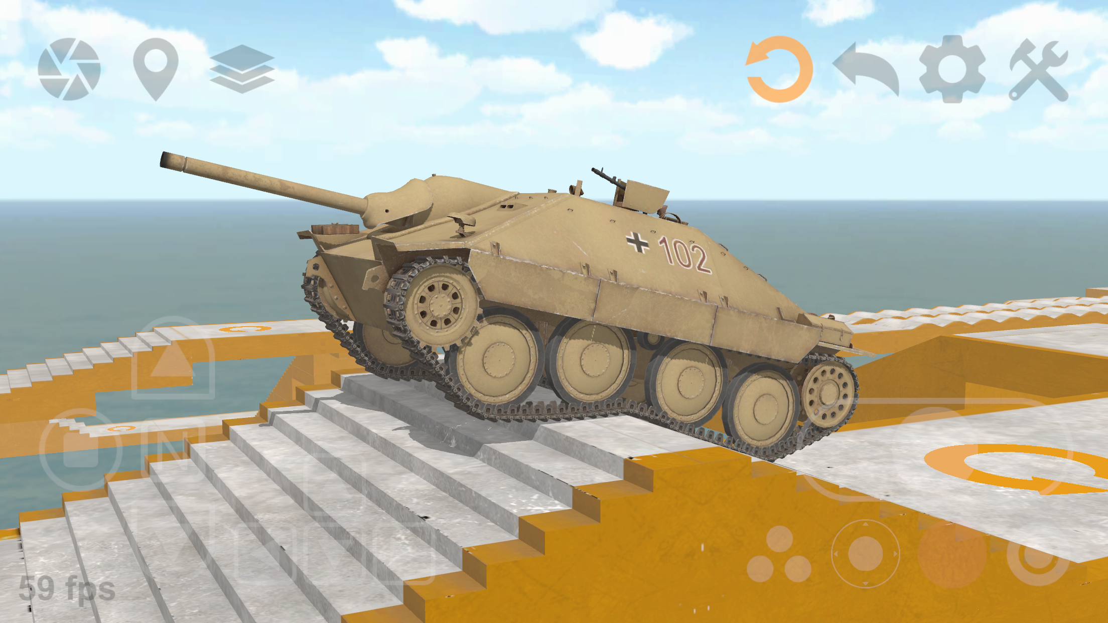 اسکرین شات 8 بازی Tank Physics Mobile Vol.2