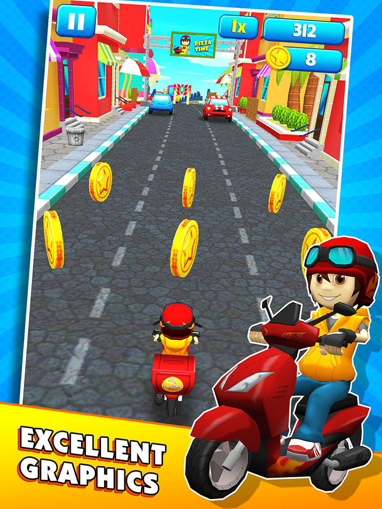 اسکرین شات 1 بازی Subway Scooters Race