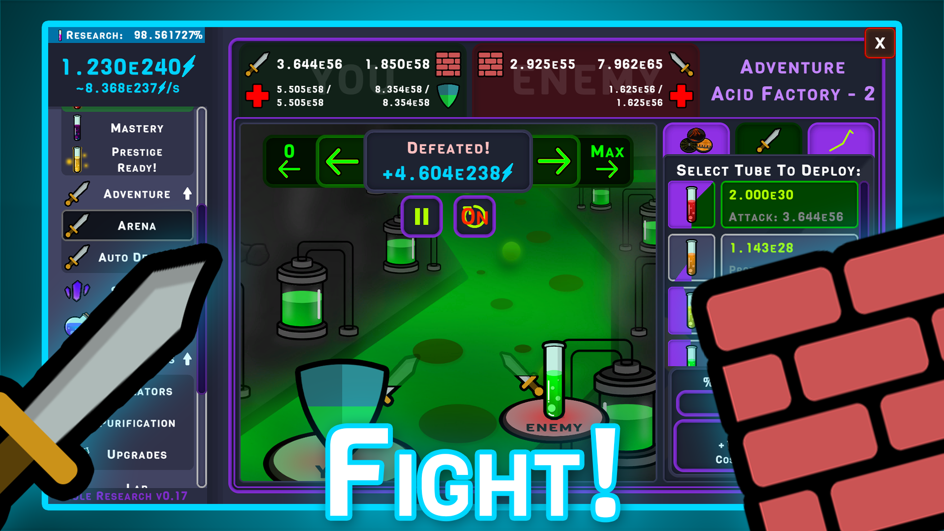 اسکرین شات 5 بازی Idle Research: Endless Tycoon