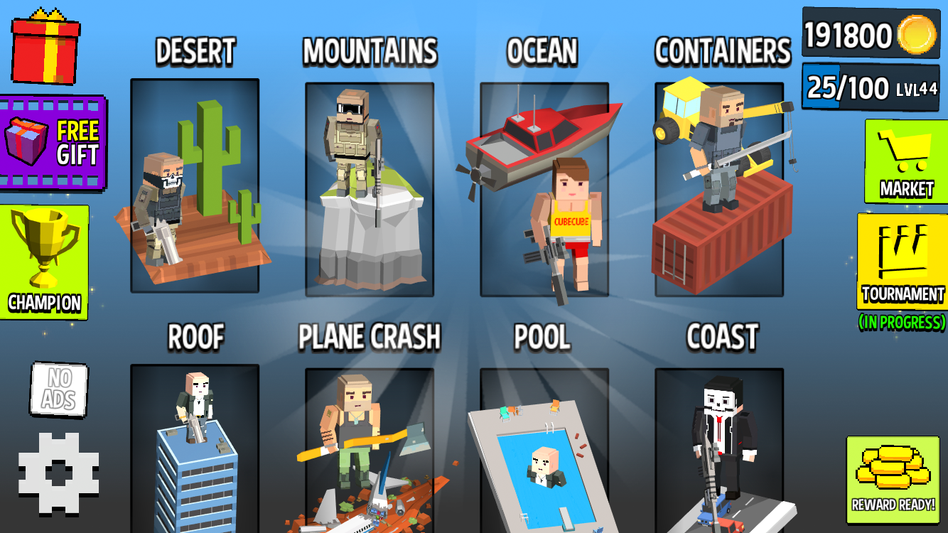 اسکرین شات 1 بازی Cubic Duel Fight 3D