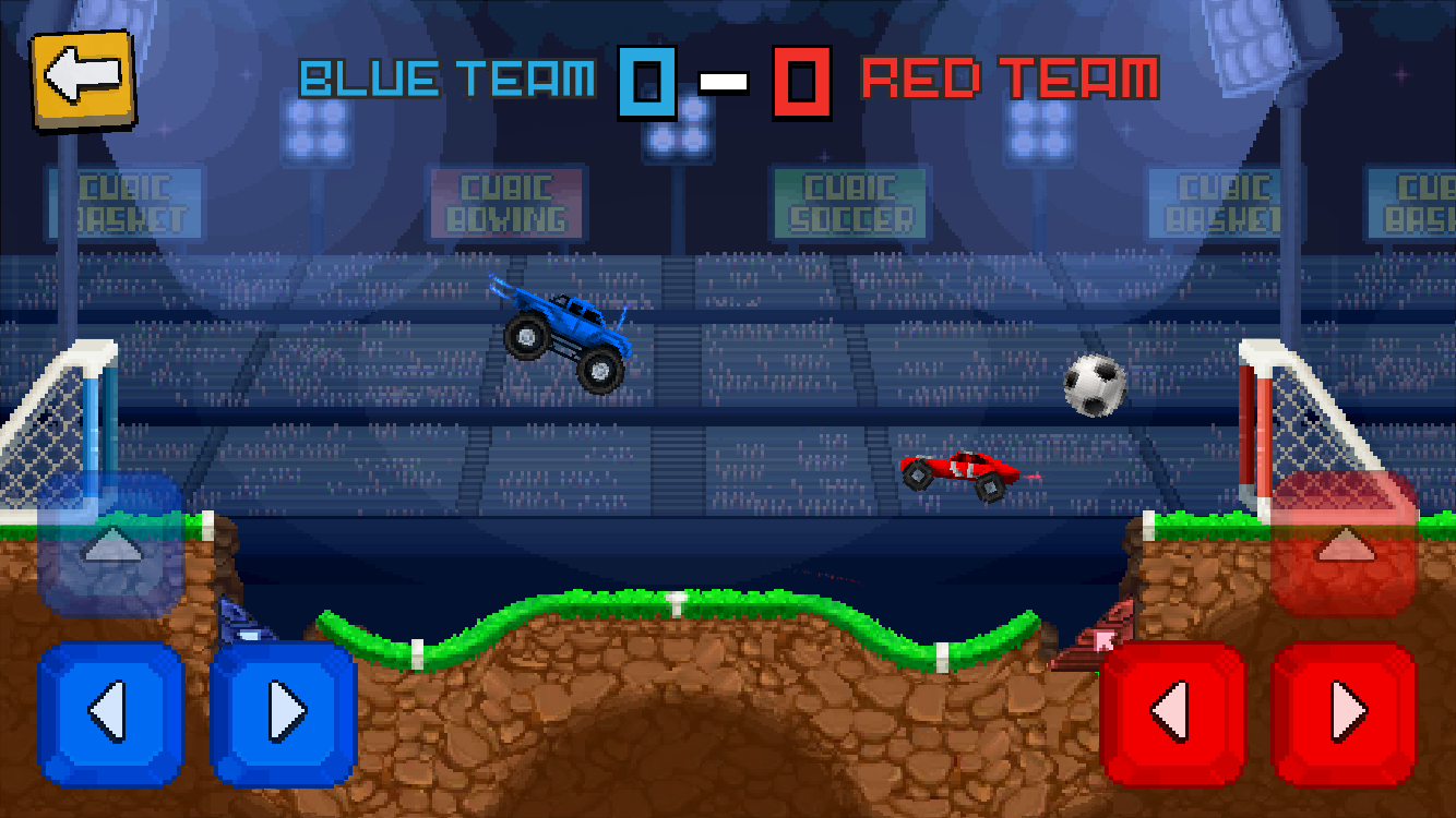 اسکرین شات 4 بازی Pixel Cars. Soccer