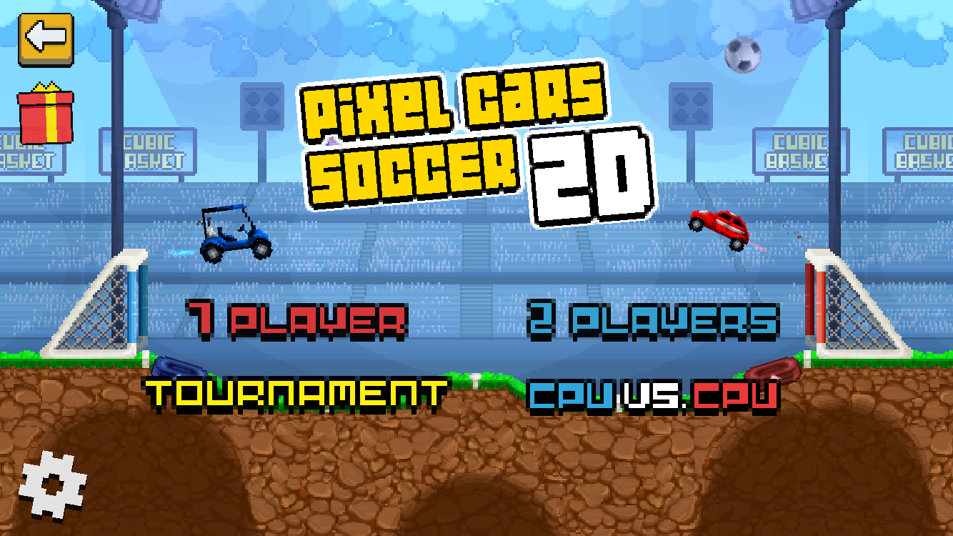 اسکرین شات 1 بازی Pixel Cars. Soccer