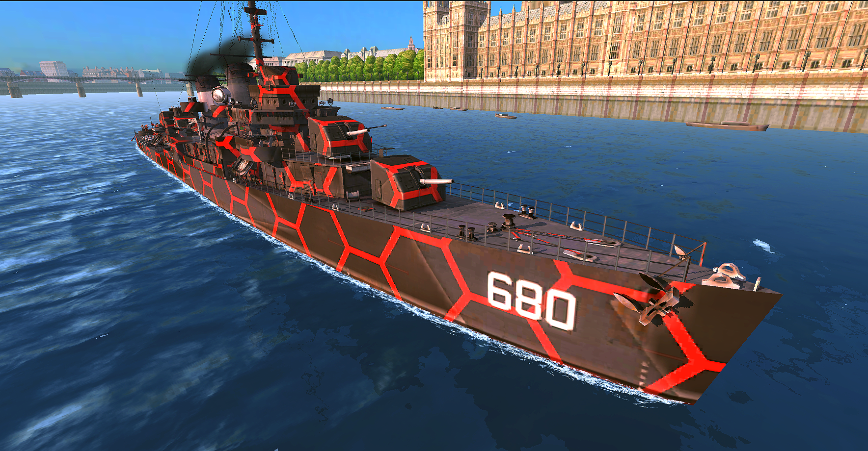 اسکرین شات 1 بازی Battle of Warships: Online