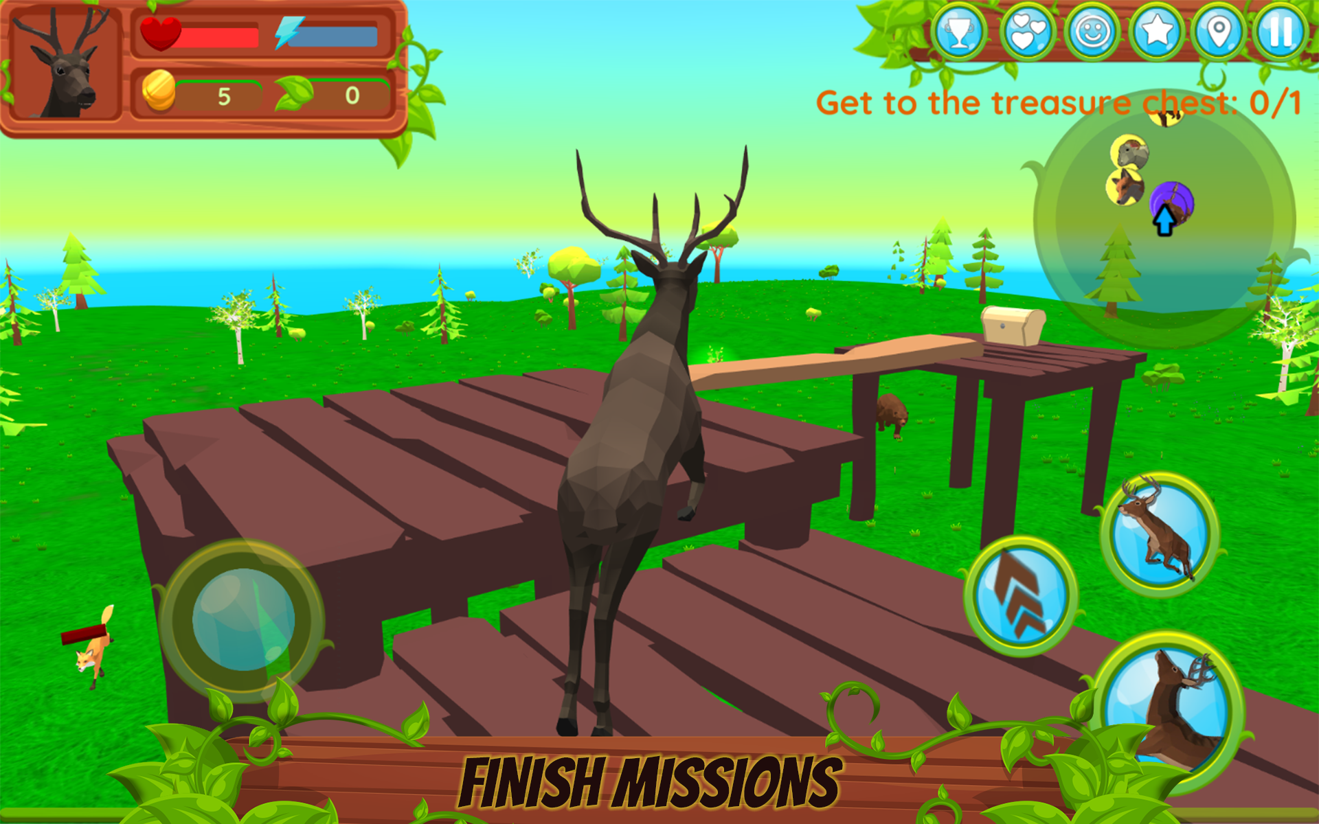 اسکرین شات 2 بازی Deer Simulator